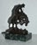 Miniature Frederic Remington Rattlesnake Bronze Sculpture Green Marble Base Mini For Sale - Image 10 of 18