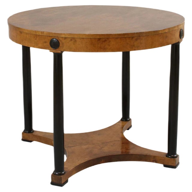 Vintage Empire Birch Table For Sale