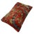 Red Large Vintage Turkish Handmade Rug Cushion Cover For Sale - Image 8 of 11