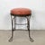 Vintage Wrought Iron Vanity Stool With Twisted Legs and Upholstered Seat For Sale - Image 11 of 12