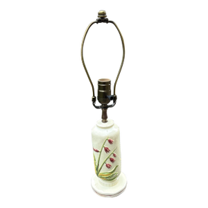 1930s Stangl Pottery Lamp With Flowers (8-11-38)