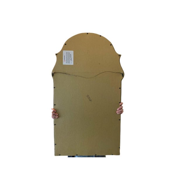 Vintage Arched Gilded Wall Mirror by Carolina Mirror Company For Sale - Image 4 of 5