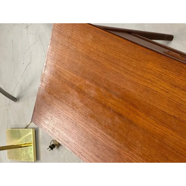 1960s Louis Van Teeffelen Teak SIde Tables Nightstands - A Pair For Sale - Image 11 of 12