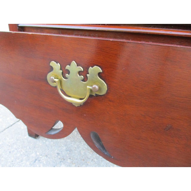 Brown Georgian Mahogany Bedside Table or Nightstand For Sale - Image 8 of 10