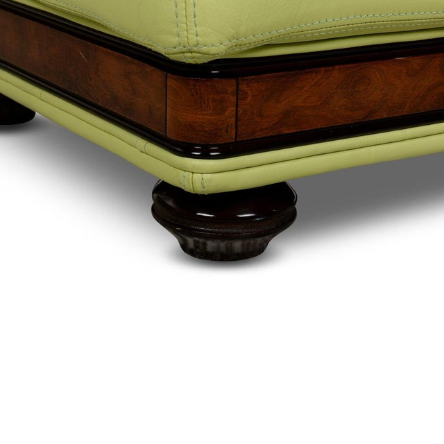 Modern Divani Leather Ottoman from Nieri For Sale - Image 3 of 10