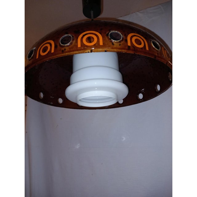 1970s Vintage Pendant Light from Hustadt Leuchten, 1970s For Sale - Image 5 of 14