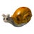 Vintage Ceramic Snail Figurine For Sale