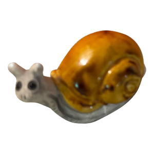 Vintage Ceramic Snail Figurine