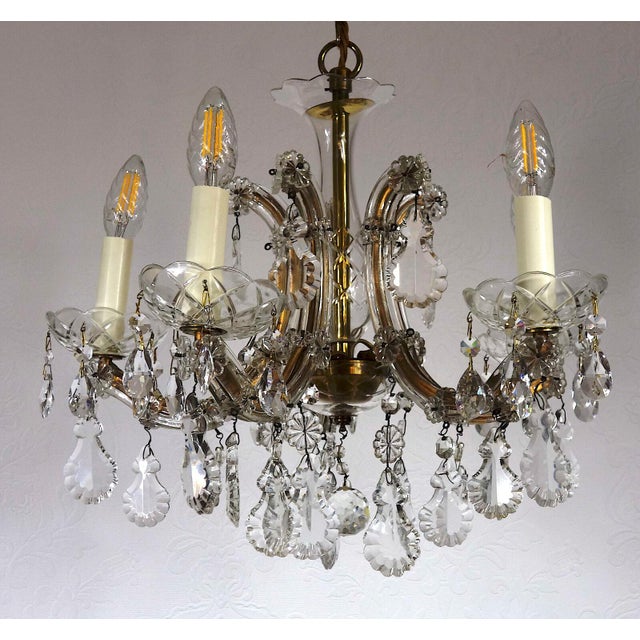 Maria Theresia 5-Light Chandelier from Palwa, 1960s For Sale - Image 10 of 11
