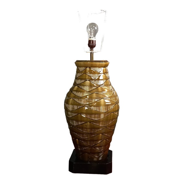 Vintage Ceramic Table Lamp, 1960s For Sale