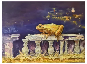 Vadim Kovalev, Frog, 2013, Oil on Canvas