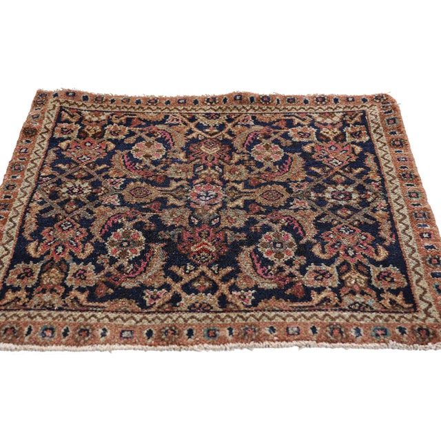 Rustic Late 19th Century Persian Malayer Rug, 01'10 X 02'03 For Sale - Image 3 of 10
