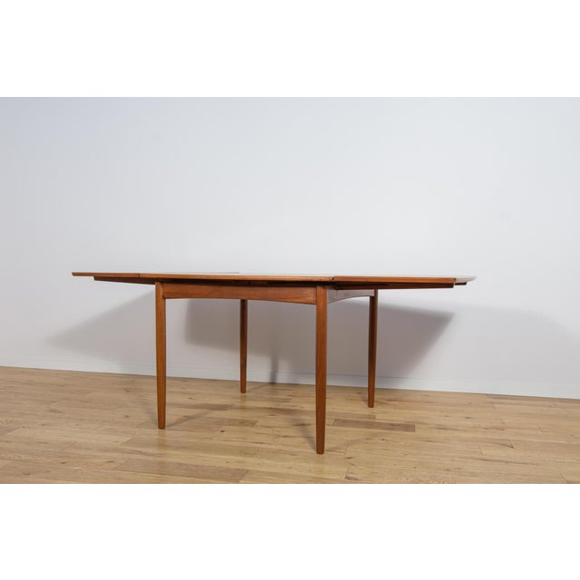 Mid-Century Square Extendable Teak Dining Table, Denmark, 1960s For Sale - Image 10 of 18