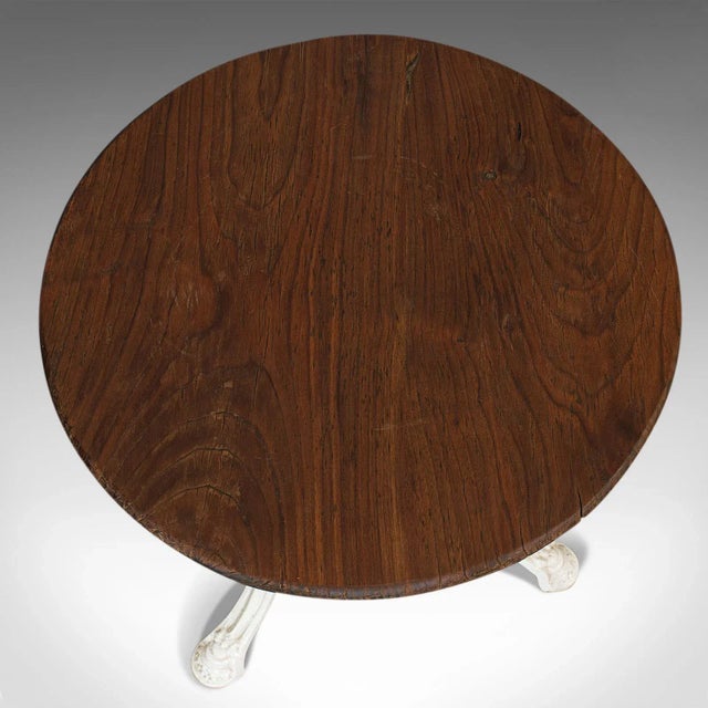 1900s Victorian Cast Iron Outdoor Britannia Table For Sale - Image 9 of 13