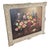 Capture the timeless romance of a European estate with this striking mid-century vintage floral still life oil painting....