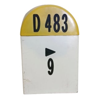 Kilometer Marker on French Road, 1990s For Sale