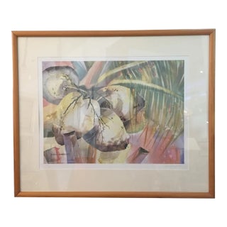 "Coconuts" Lithograph by Don Gabbert For Sale