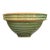 Vintage 1920s McCoy Pottery Mixing Bowl in Green Glaze 9 1/2" Diameter For Sale