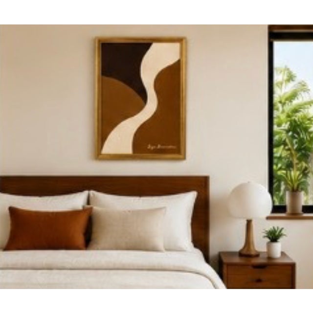 Silk Current Modern Painting Framed by Bryan Boomershine For Sale - Image 9 of 10