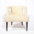 1950s Mid Century Modern Cutout Barrel Back Chair in Pearl Holly Hunt Ecriture Velvet For Sale - Image 5 of 13