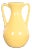 Robinson Ransbottom of Roseville Arts & Crafts Large Yellow Glazed Handled Art Pottery Jug or Vase, 1930s For Sale