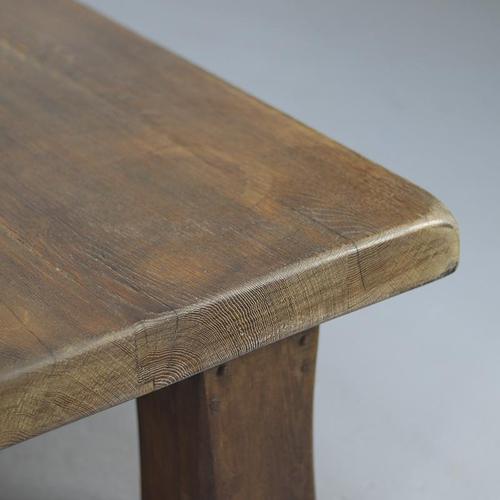 Rustic Large Vintage Rustic Brutalist Coffee Table, 1960s For Sale - Image 3 of 10