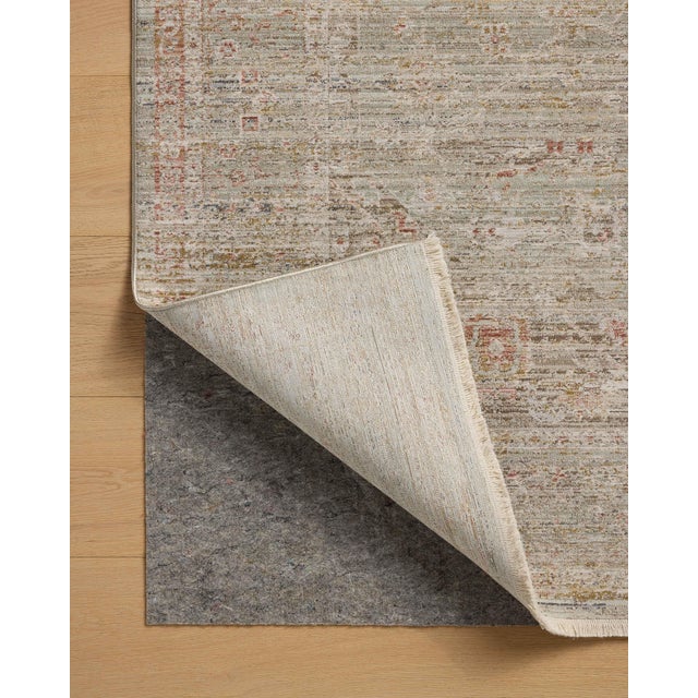 Chris Loves Julia x Loloi Ida Spa / Sunrise 18" x 18" Sample Rug For Sale In Dallas - Image 6 of 6