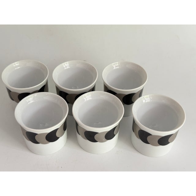 Rosenthal Olympia Egg Cup Service by Hans-Theodor Baumann for Rosenthal, 1960s, Set of 6 For Sale - Image 4 of 6