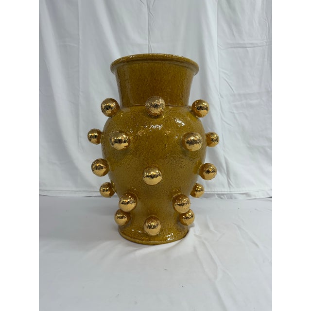 Tuscan Sfere Oro Vase For Sale - Image 3 of 3