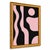 Mid-Century Modern Blush Current Abstract Painting , Framed by Bryan Boomershine For Sale - Image 3 of 7