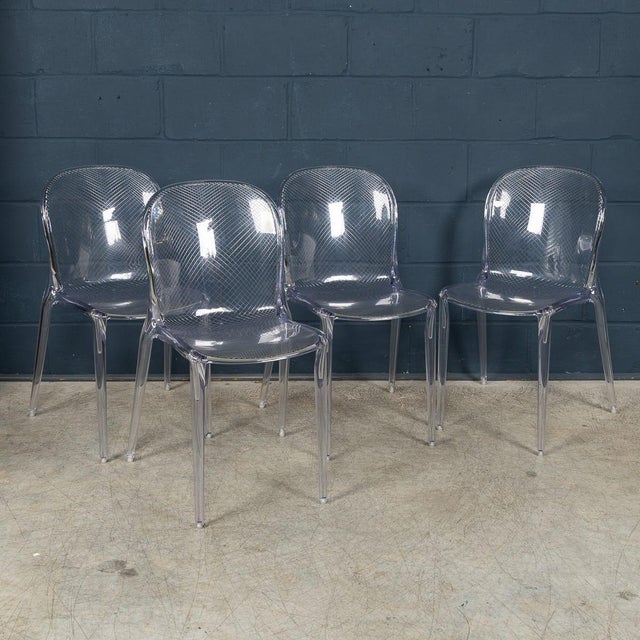A set of four “La Marie” chairs designed by Philippe Starck for Kartell in 1999. This model holds an important place in...