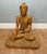 Nepalese Buddhist Meditating Sculpture in Carved Wood For Sale - Image 11 of 11