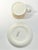 1970s 1970s Midwinter (Stonehenge) “Sun” 4 Stoneware Tea Cups & Saucers For Sale - Image 5 of 6