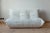 White Leather Togo Corner Chair, 2- And 3-Seat Sofa by Michel Ducaroy for Ligne Roset, Set of 3 For Sale - Image 5 of 14