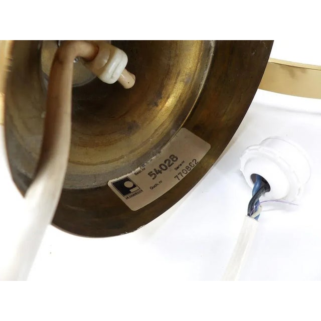 Metal Scandinavian Suspension in Golden Brass by Carl Fagerhult, Sweden, 1970s For Sale - Image 7 of 9