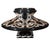 Late 20th Century Mother of Pearl and Black Lacquer Decorative Vase For Sale - Image 9 of 9