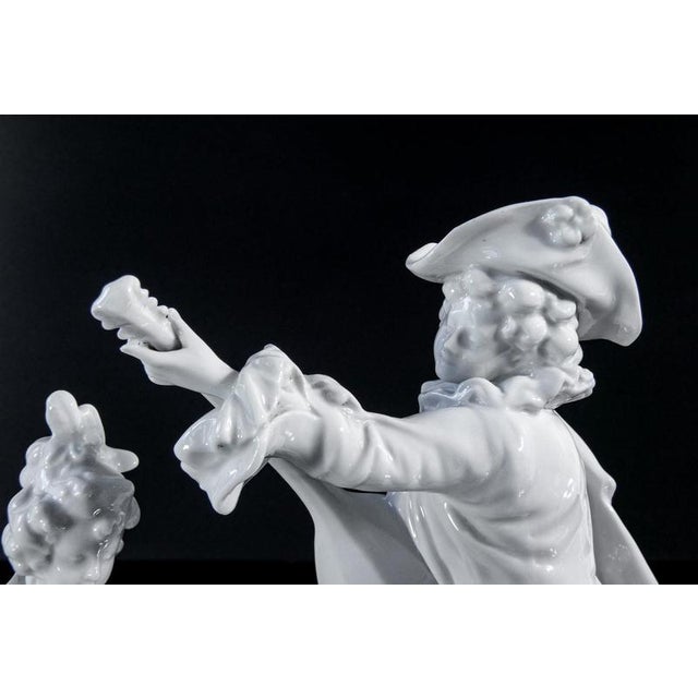 Porcelain Musician Sculpture from Capodimonte For Sale - Image 14 of 18