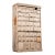 Vintage Industrial 53 Drawer Chippy Parts Cabinet For Sale