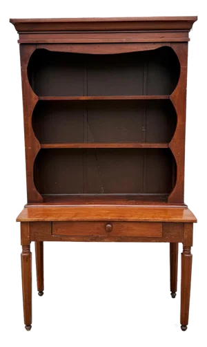 Early 19th Century Colonial Farmhouse Hutch – Antique Pennsylvania Sheraton-Style Cabinet