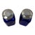 Farmhouse Vintage Farmhouse Cobalt Blue Glass Salt & Pepper Shakers - Pair For Sale - Image 3 of 4