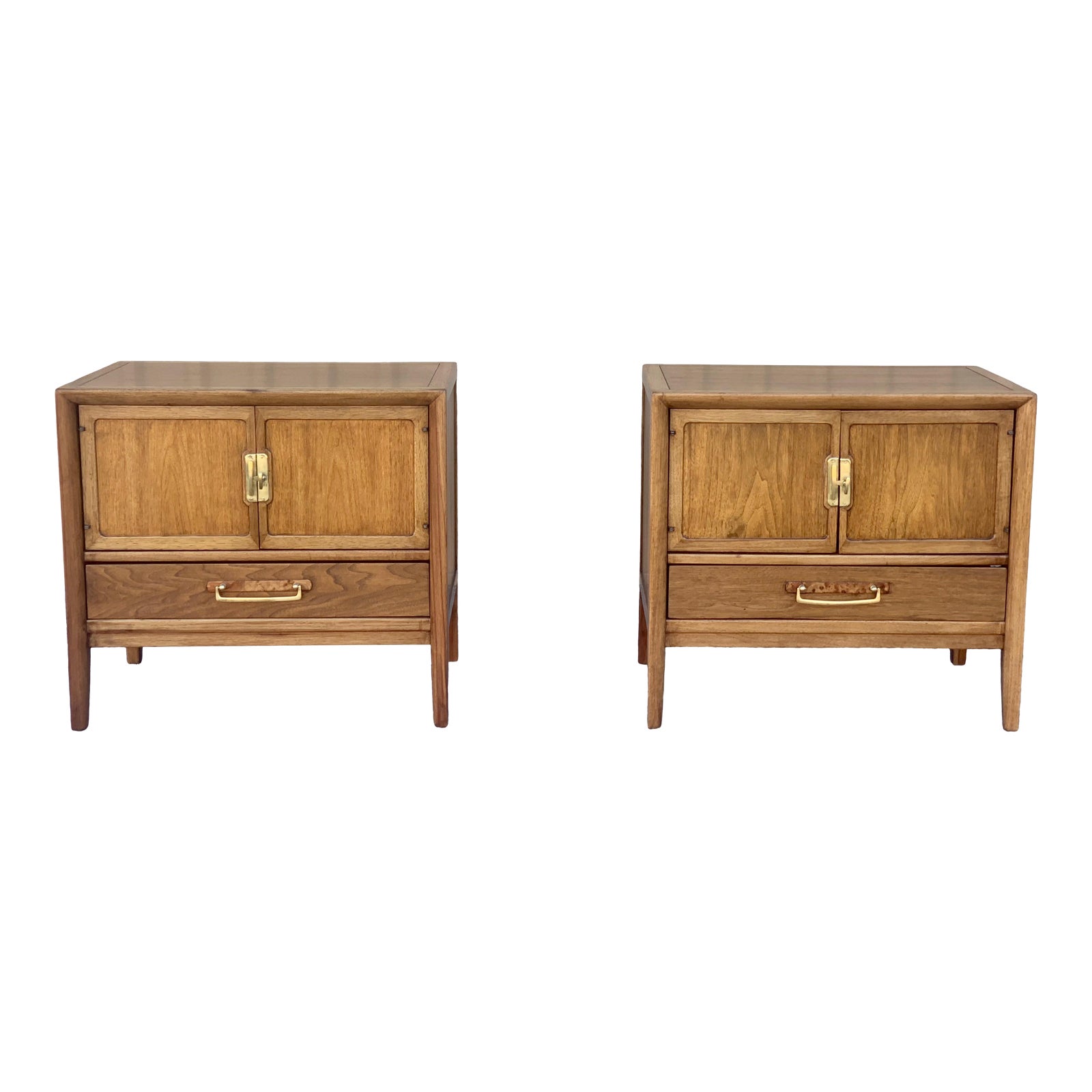 MidCentury Modern Drexel Meridian Nightstands a Pair Chairish