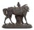 Late 19th Century French Cavalier & Mount Patinated Metal Sculpture For Sale - Image 5 of 6