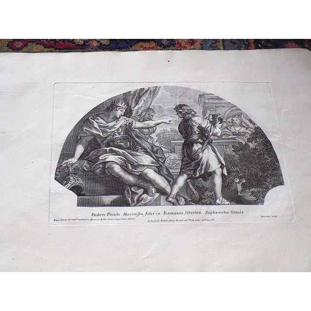 Printmaking Materials Authentic Antique 17th C. Large Folio Size Roman Triumphal Bas Relief Copperplate Engravings - Set of 9 For Sale - Image 7 of 14