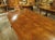 Large Spanish Walnut Dining Table With Wide Open Lyre Legs, Circa 1900 For Sale - Image 12 of 18