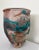 Postmodern Folk Art Outsider Art Clay Footed Pot For Sale - Image 3 of 9