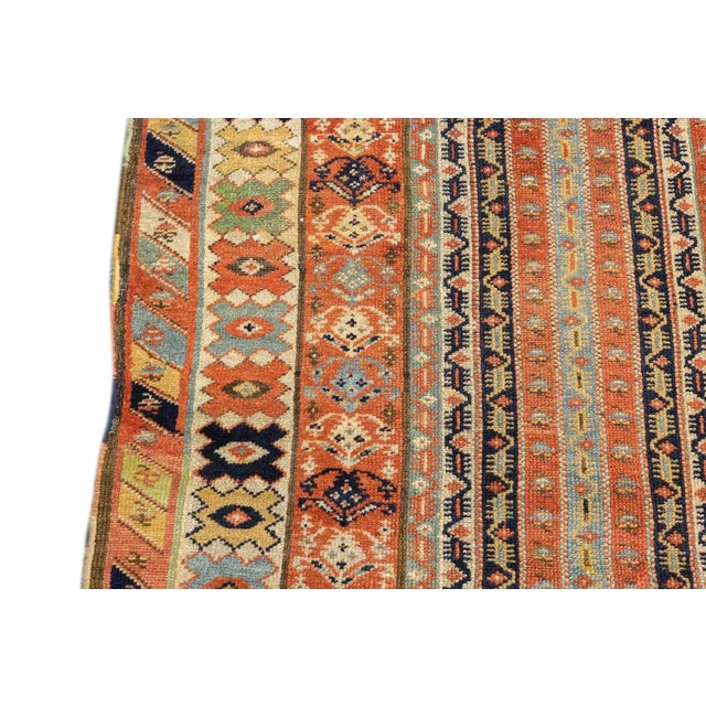 Late 18th Century Antique Turkish Milas Rug 3'9'' x 4'6'' For Sale - Image 12 of 12