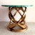Metal Stunning Tessellated Malachite Round Dining Table With Brass Base, Made in Italy For Sale - Image 7 of 15