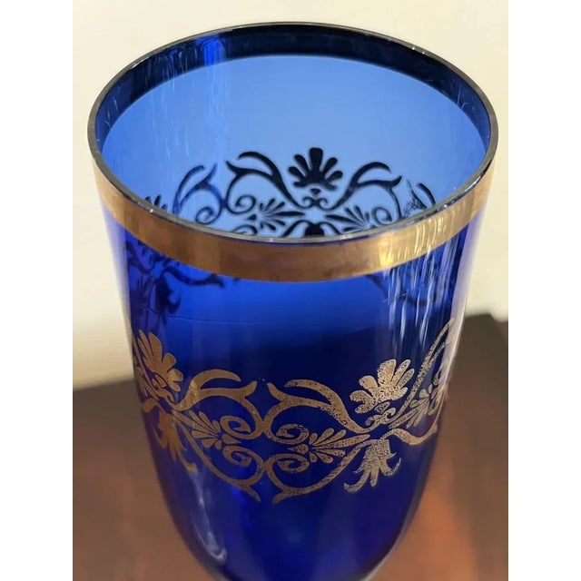 Italian Glasses in Murano Glass, 1980, Set of 2 For Sale - Image 7 of 8