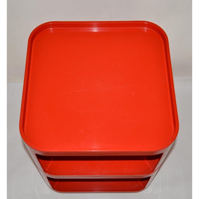 1970 Anna Castelli for Kartell Modular Chest of Drawers Casters Space Age Italy For Sale - Image 10 of 18