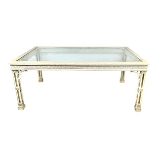 Vintage Fretwork Dining Table For Sale